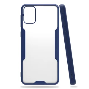 Nettech Samsung Galaxy M21 Uyumlu Platin Seri Arka Koruma Kılıf (Lacivert) NT-86371