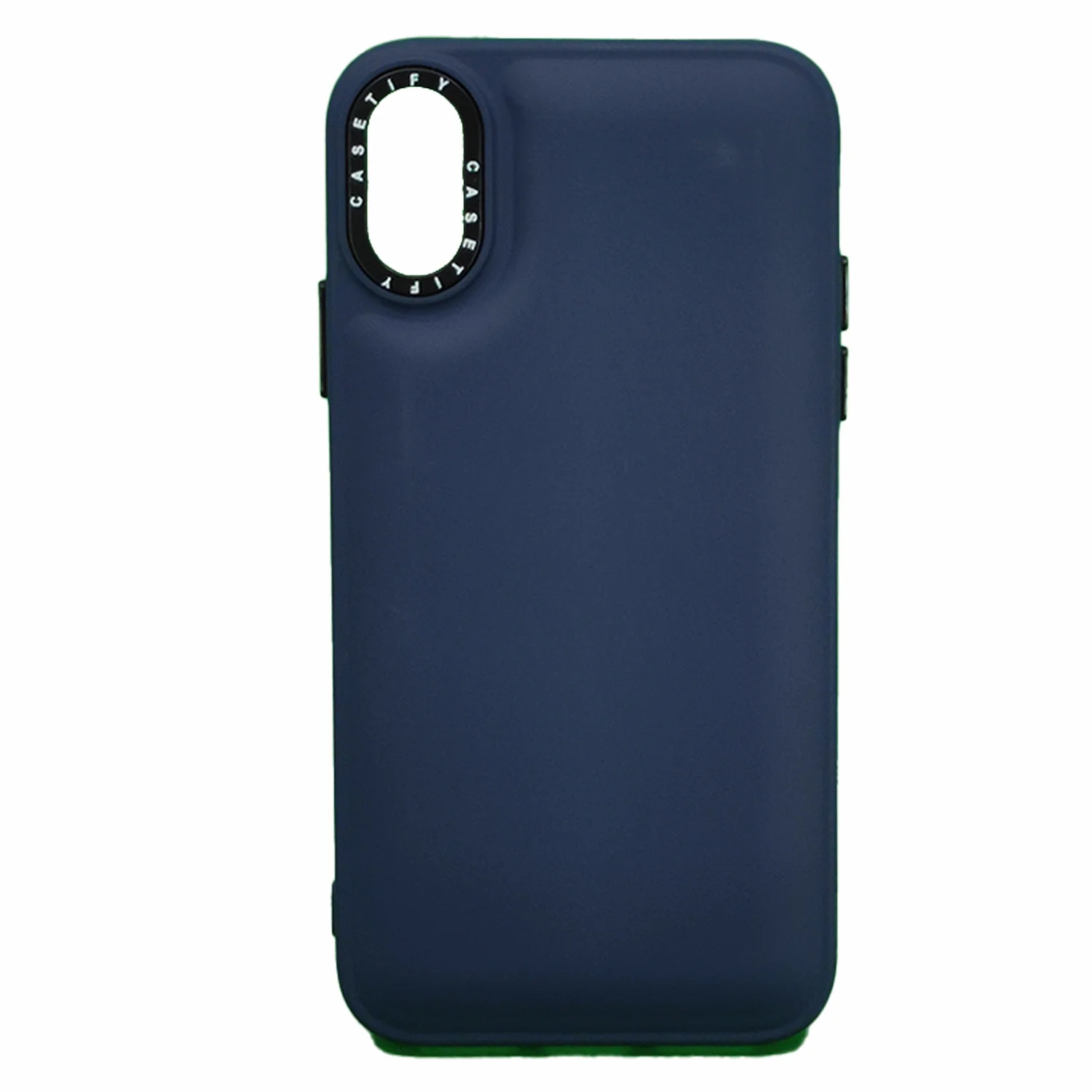 Nettech Vivo Y02S Uyumlu Casetify Buff Seri Arka Koruma Kılıf (Lacivert) NT-99726