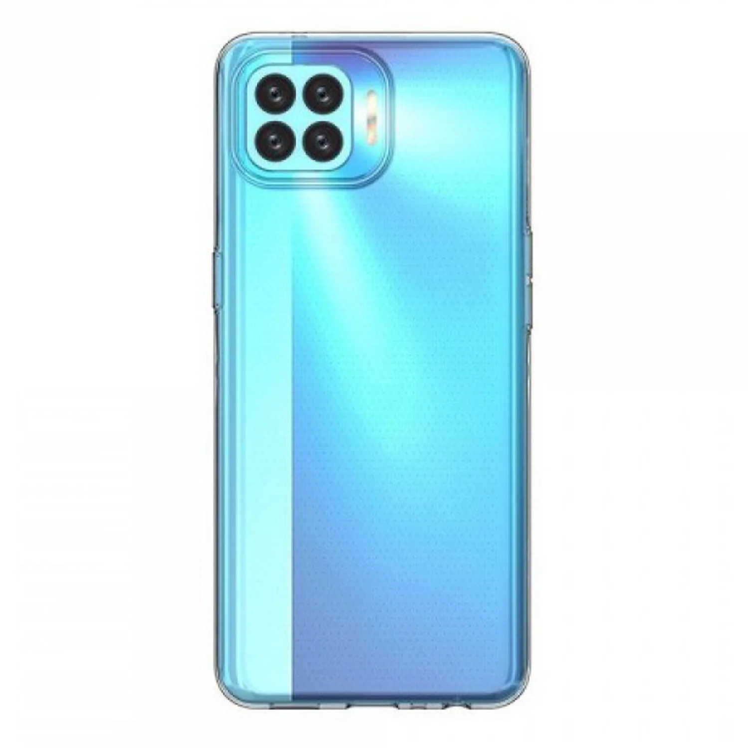 Nettech Oppo A73 Uyumlu Lüx Seri Kamera Korumalı Arka Koruma Kılıf (Şeffaf) NT-88871