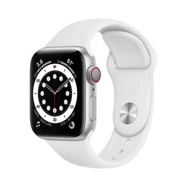 Apple Watch Series 6 - Alüminyum - 40mm - Cellular - Gümüş