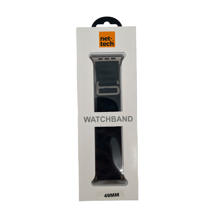 Nettech Apple Watch Ultra 49 mm Uyumlu Kumaş Kordon (Lacivert) NT-110272