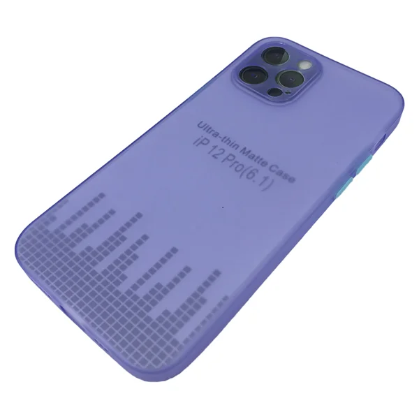 Nettech Apple iPhone 12 Pro Uyumlu Ultra Slim Arka Koruma Kılıf (Lila) NT-90619 - 2