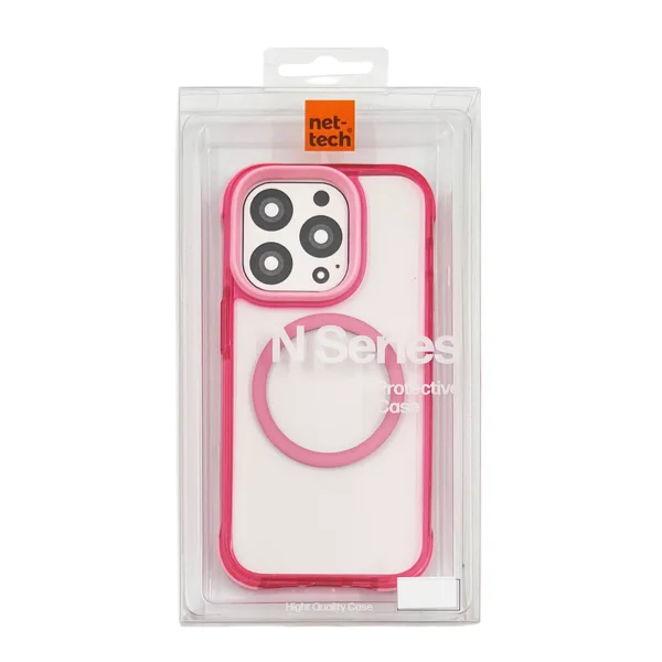 Nettech Apple iPhone 14 Pro Uyumlu NT-N040 Arka Koruma Kılıf (Pembe) NT-108191 - 3