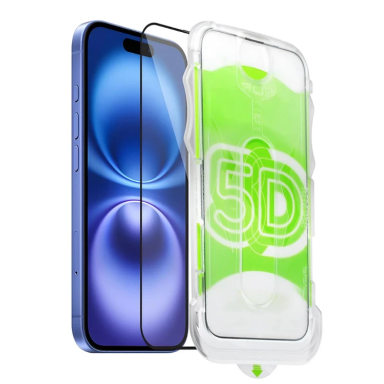 Nettech Apple iPhone 13 Uyumlu Magic 5D Glas Full Cam Koruyucu (Siyah) NT-117800