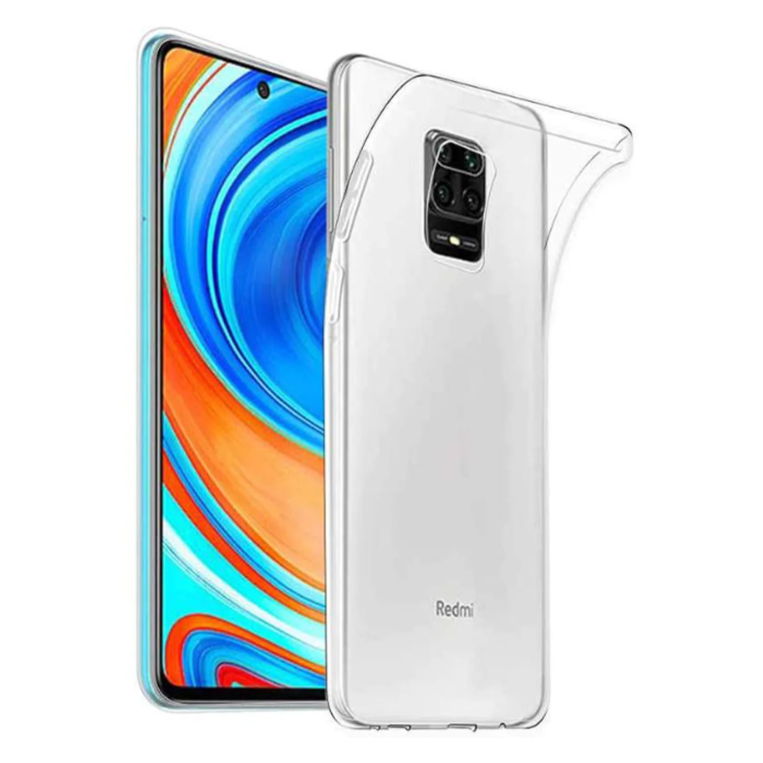 Nettech Xiaomi Redmi Note 9s Uyumlu Lüx Seri Kamera Korumalı Arka Koruma Kılıf (Şeffaf) NT-80243