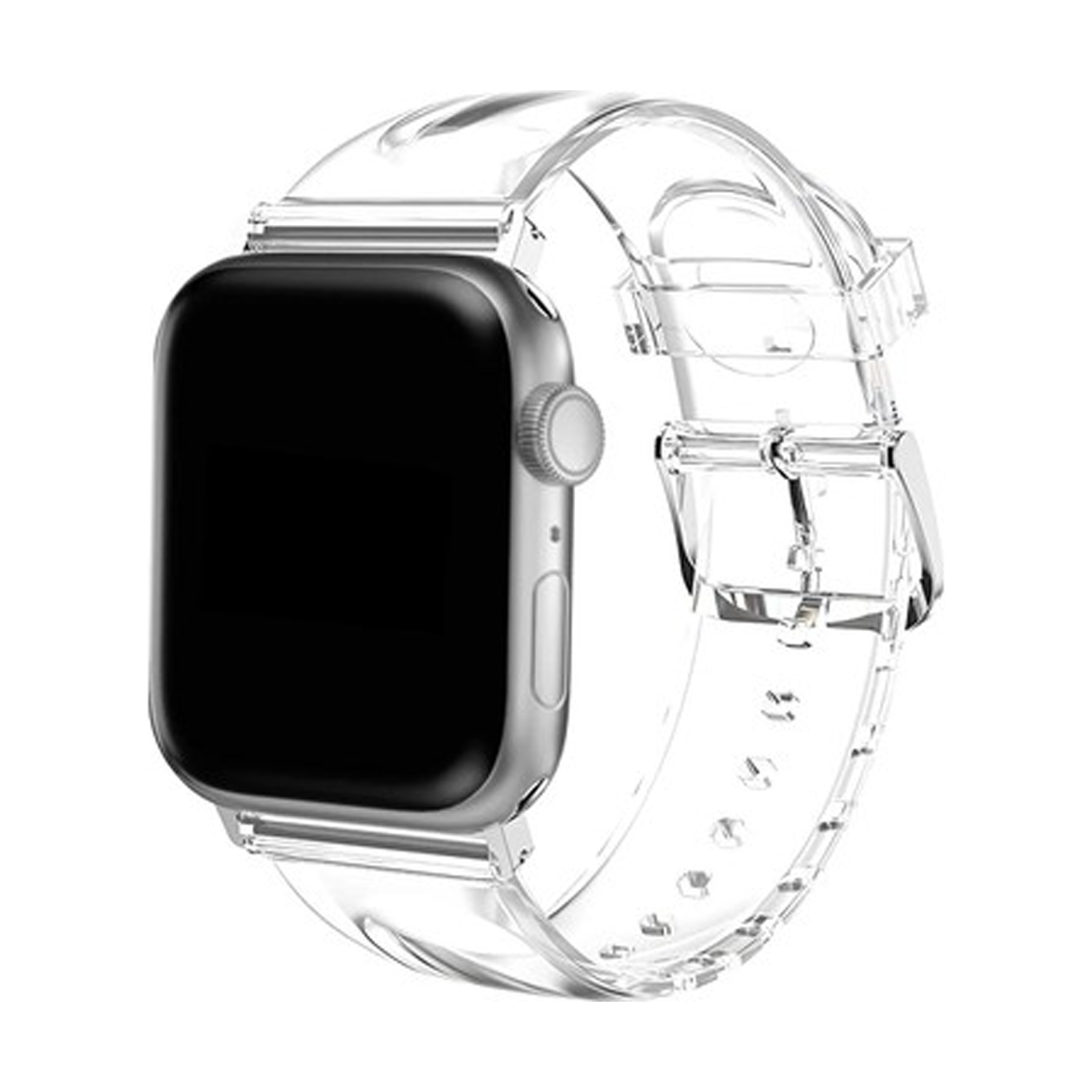 Nettech Apple Watch Seri 40/38 mm Uyumlu Seramik Kordon (Şeffaf) NT-110287
