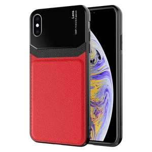 Apple iPhone XS 5.8 Kılıf ​Zore Emiks Kapak - Kırmızı