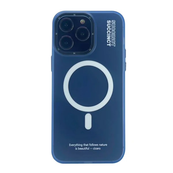 Nettech Apple iPhone 14 Pro Max Uyumlu NT-N002 Magsafe Arka Koruma Kılıf (Mavi) NT-103272 - 1