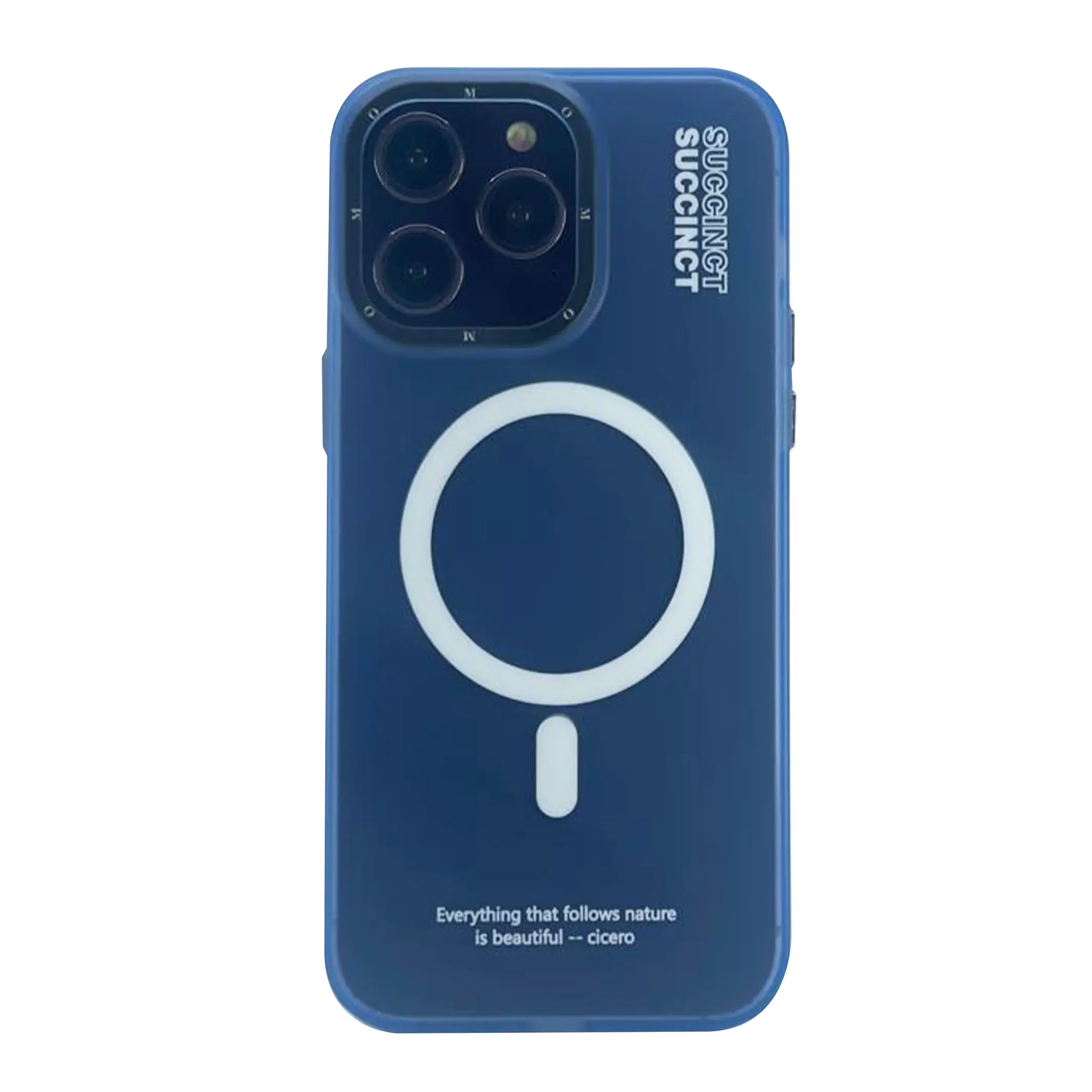 Nettech Apple iPhone 14 Pro Max Uyumlu NT-N002 Magsafe Arka Koruma Kılıf (Mavi) NT-103272