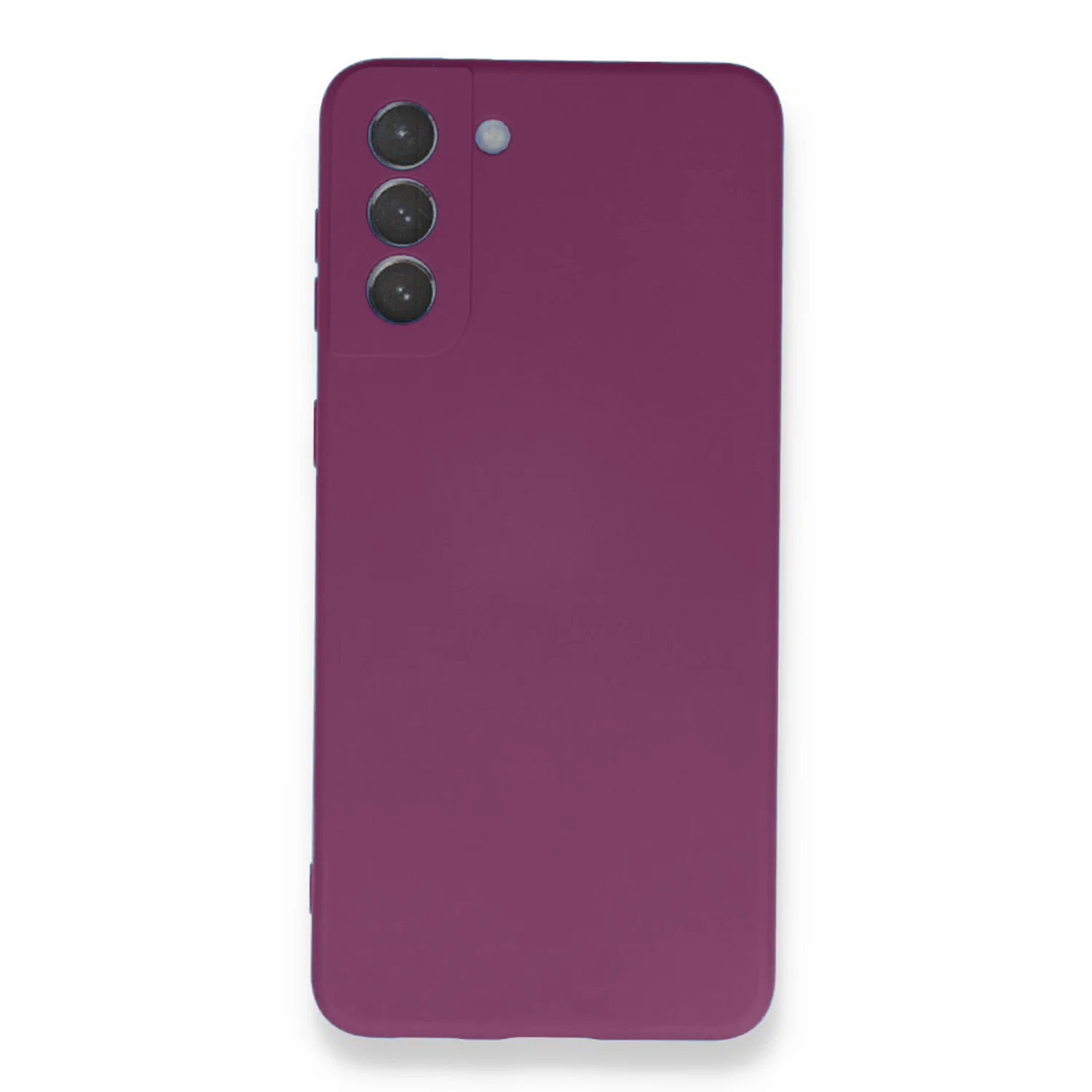 Nettech Samsung Galaxy S21 Plus Uyumlu Nano Arka Koruma Kılıf (Mürdüm) NT-87462