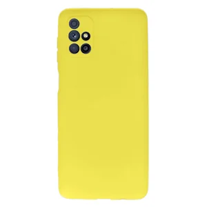 Nettech Samsung Galaxy M31S Uyumlu Nano Arka Koruma Kılıf (Sarı) NT-84257
