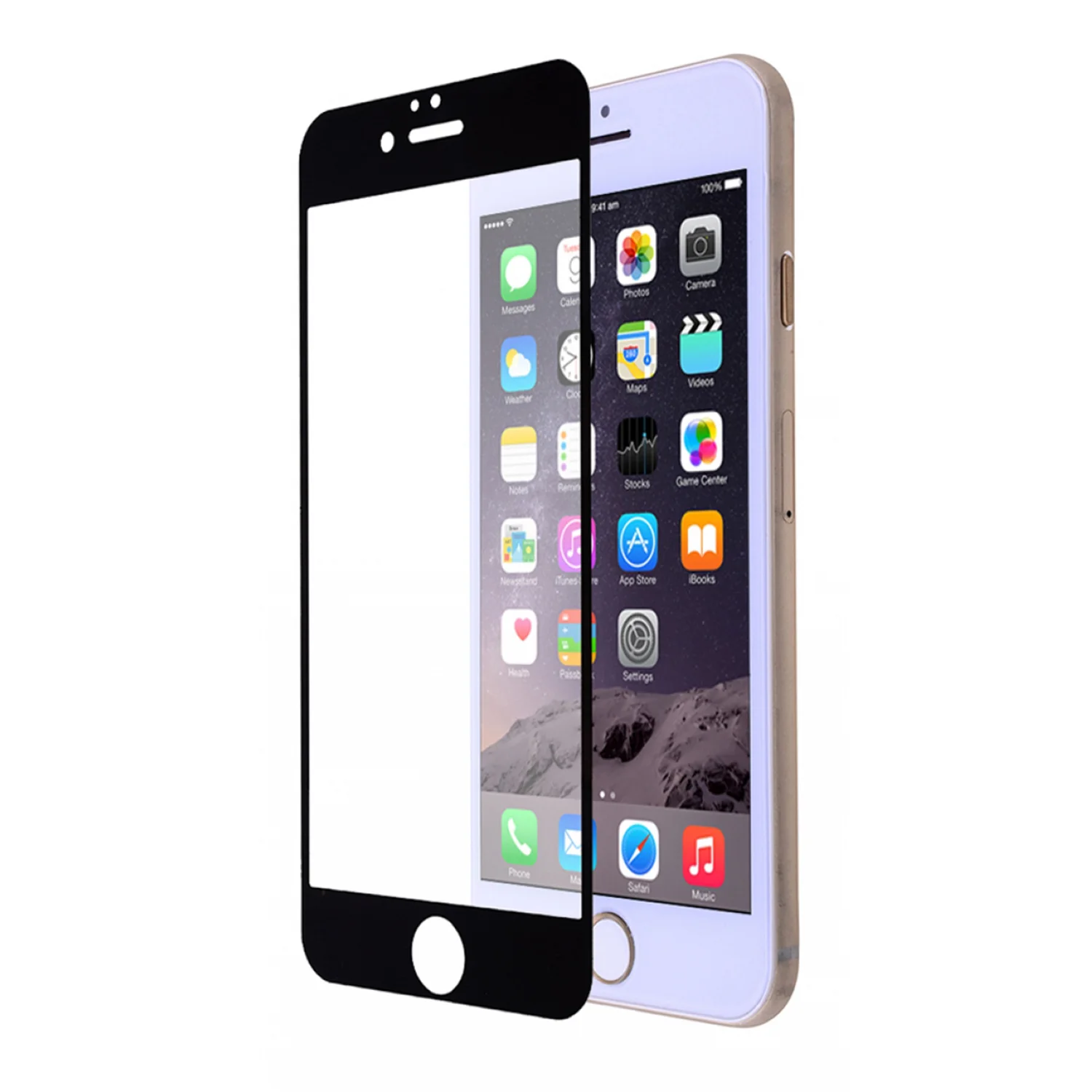 Nettech Apple iPhone 6 Plus Uyumlu 3D SuperGlass Full Cam Koruyucu (Siyah) VR-11080