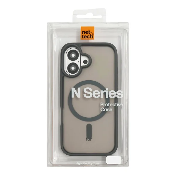 Nettech Apple iPhone 16 Plus Uyumlu NT-N063 Arka Koruma Kılıf (Gri) NT-111310 - 3
