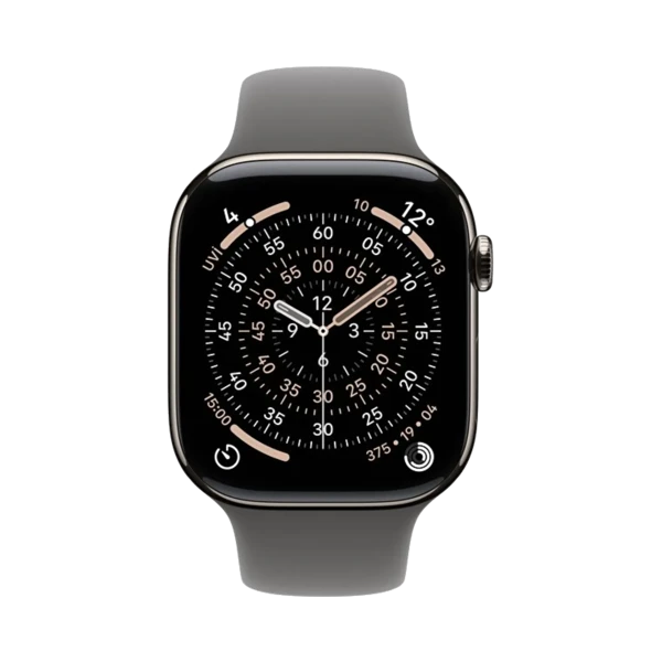 Apple Watch Series 11 - Titanyum - 42mm - GPS + Cellular - Natürel - 2