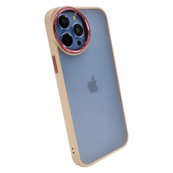 Nettech Apple iPhone 13 Pro Uyumlu Master Silindir Seri Arka Koruma Kılıf (Pembe) NT-95483 - 2
