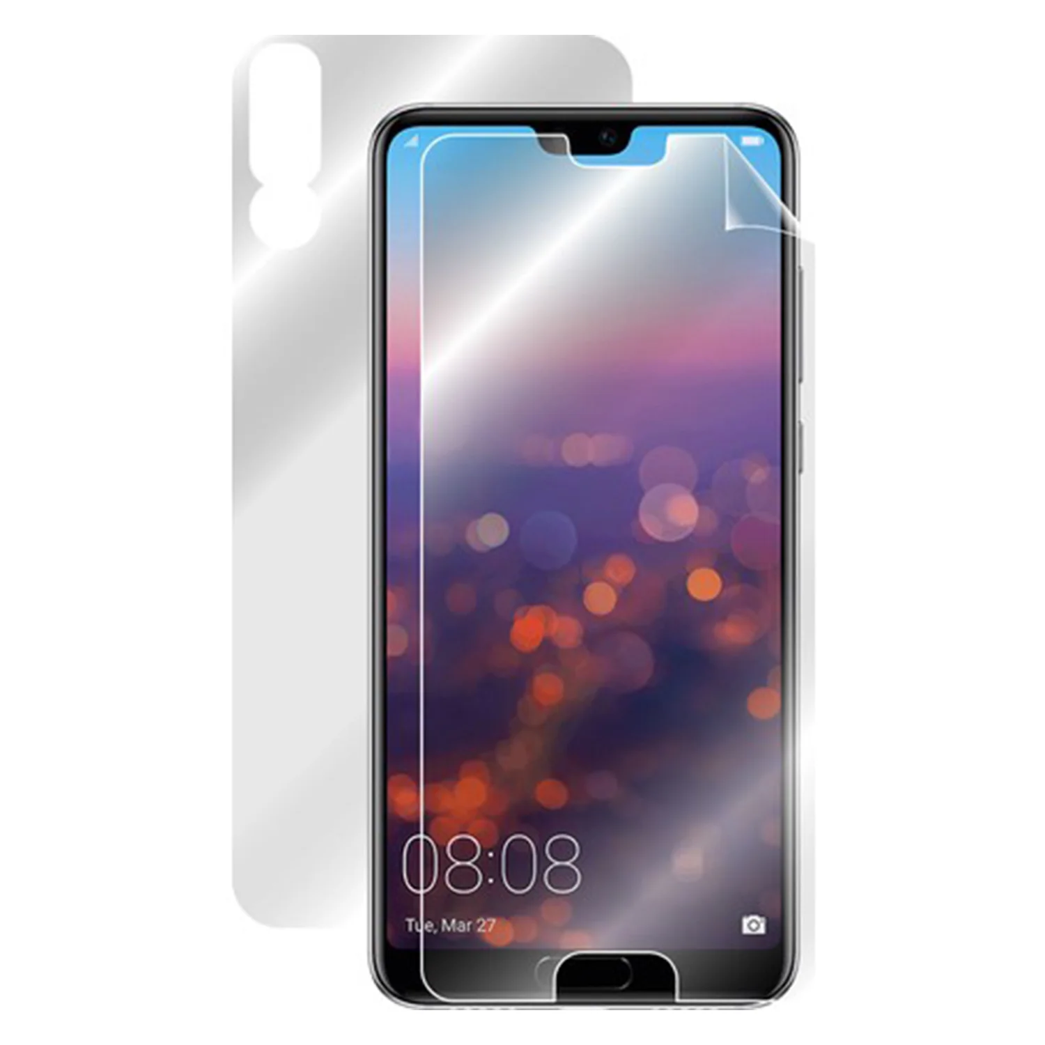Helt Huawei P20 Pro Uyumlu Ön ve Arka Koruma 360 Full Kaplama (Şeffaf) NT-31706