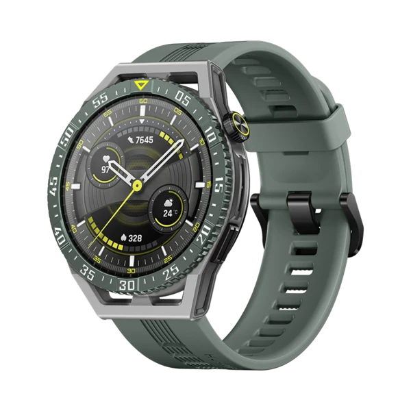 Huawei Watch GT3 SE - Paslanmaz Çelik - 46mm - GPS - Yeşil - 1