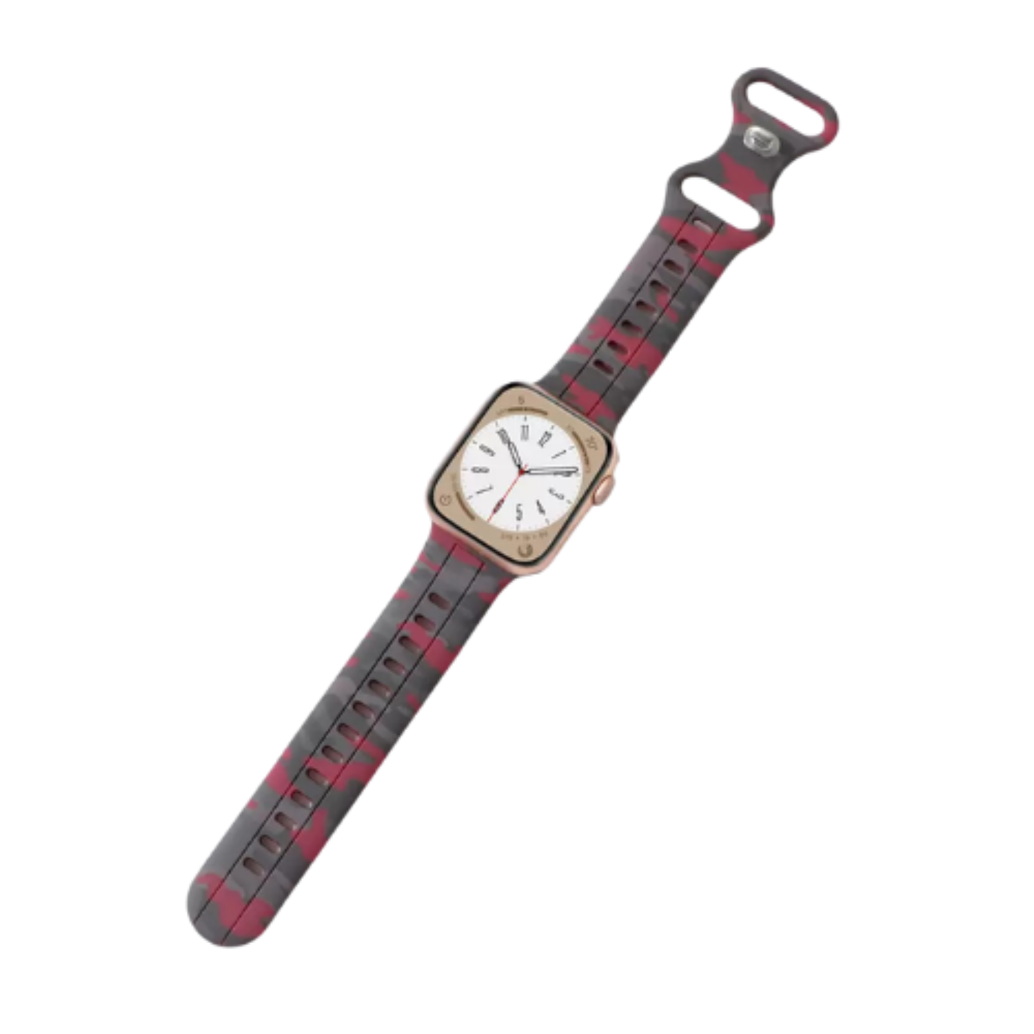 Nettech Apple Watch Series 10 46 mm Uyumlu Silikon Kordon (Gri) NT-112487
