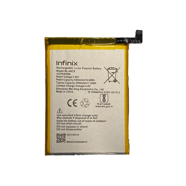 Teknonet İnfinix Zero 8i Uyumlu İnfinix BL-44CX 4400 mAh Batarya NT-92871 - 1