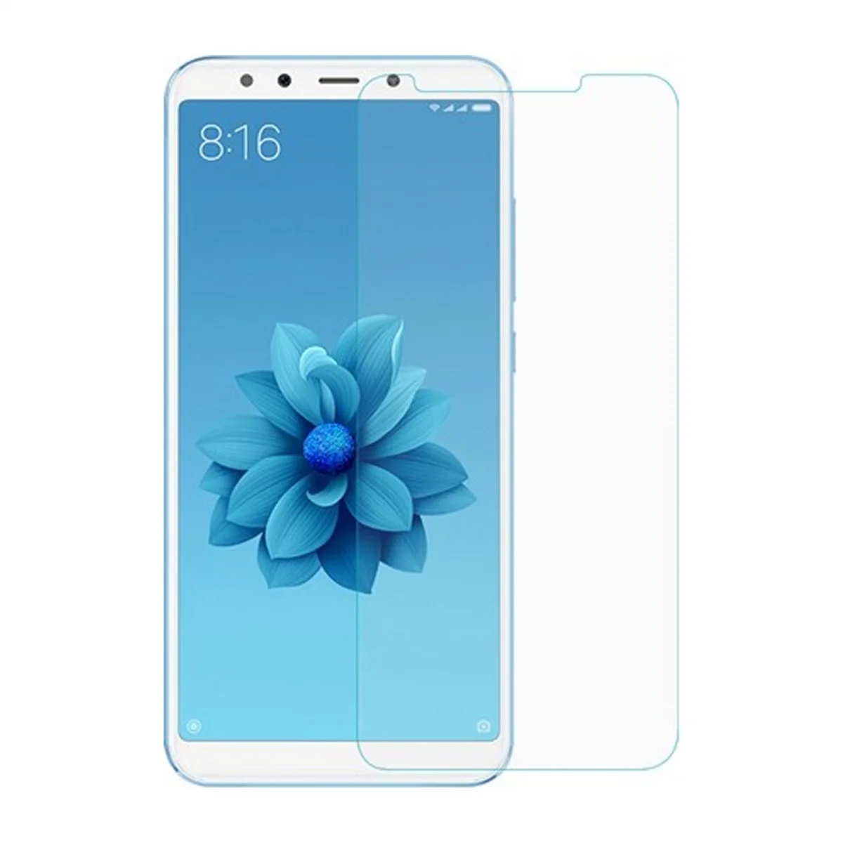 Zore Xiaomi Mi A2 Uyumlu Ön Koruma Nano Ekran Koruyucu (Şeffaf) VR-13526