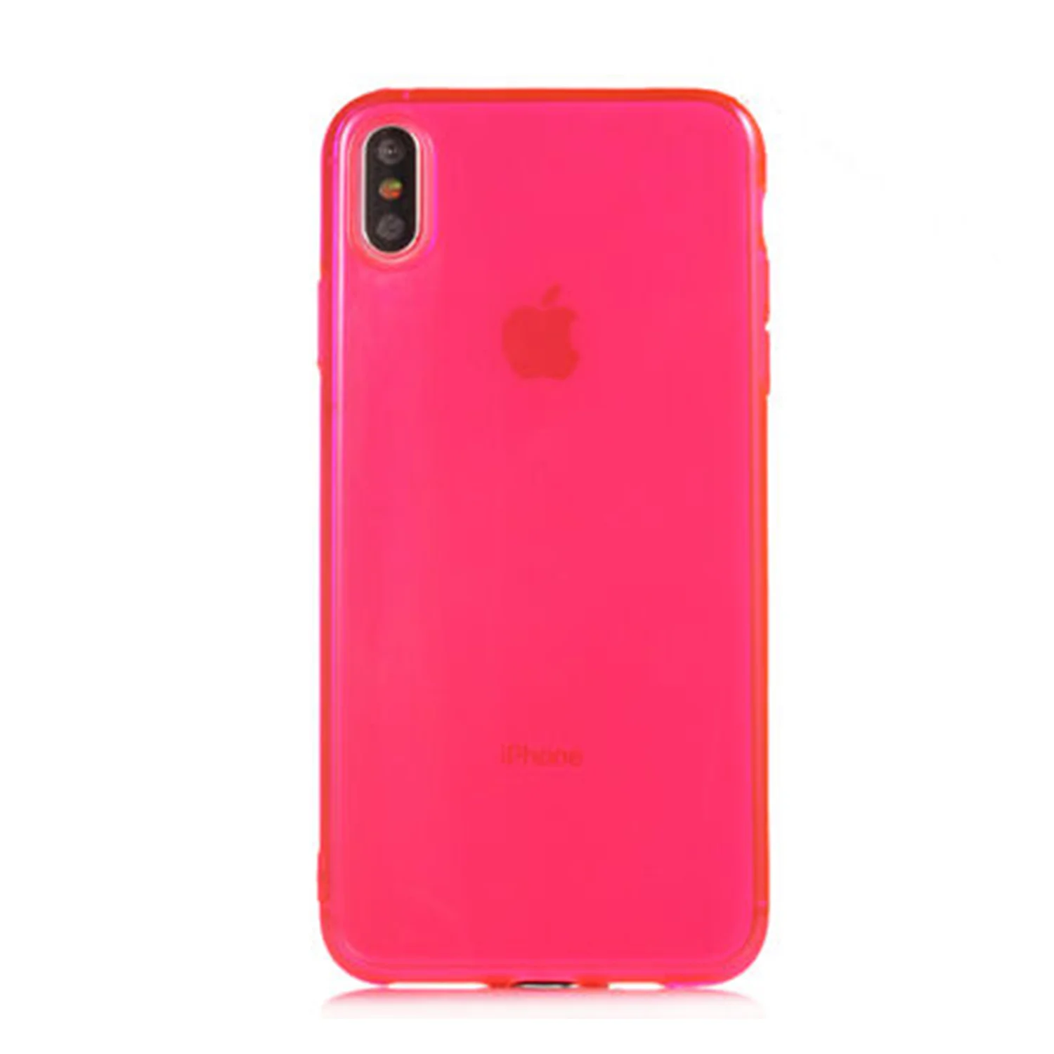 Nettech Apple iPhone XS Max Uyumlu Mun Seri Arka Koruma Kılıf (Pembe) NT-81272