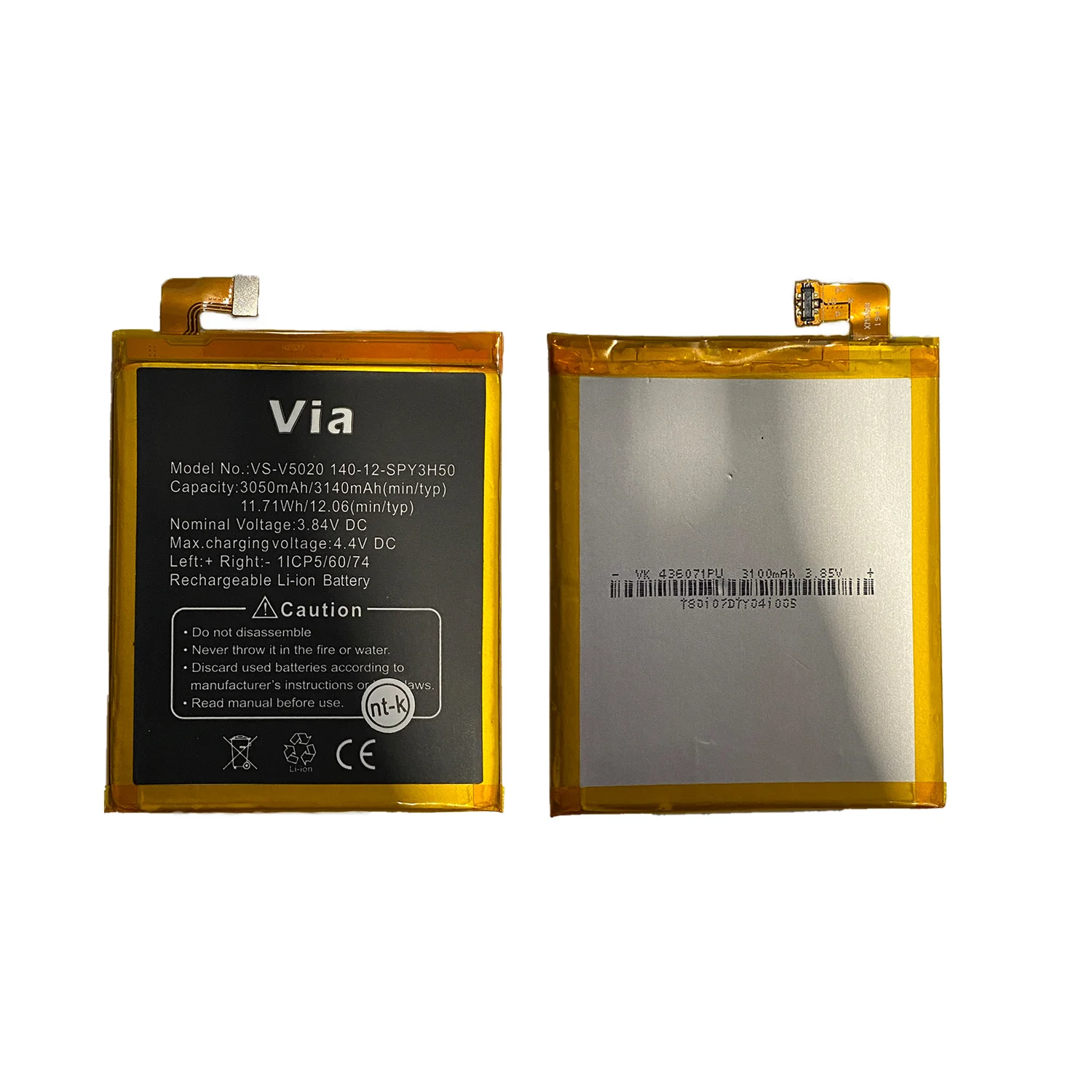 Teknonet Vestel Venüs V3 5020 Uyumlu Vestel 3140 MAh Batarya NT-17706
