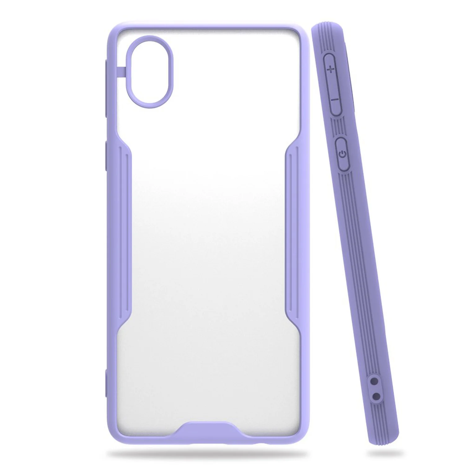 Nettech Samsung Galaxy A01 Core Uyumlu Platin Seri Arka Koruma Kılıf (Lila) NT-86604
