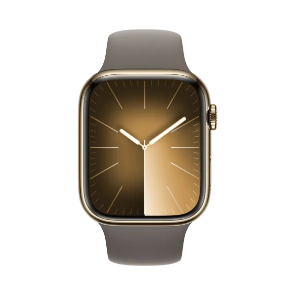 Apple Watch Series 9 - Paslanmaz Çelik - 45mm - Cellular - Altın - 2