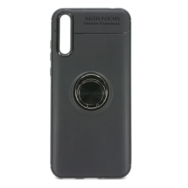 Nettech Huawei P Smart S Uyumlu Ravel Seri Arka Koruma Kılıf (Siyah) NT-80316 - 1