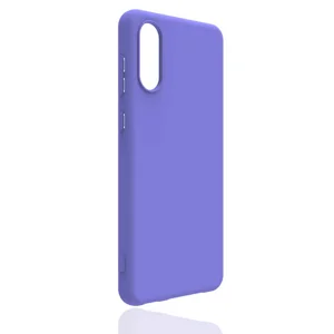 Galaxy A02 Kılıf Zore Biye Silikon - Mor