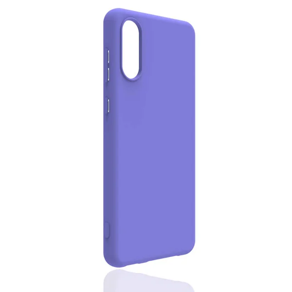 Galaxy A02 Kılıf Zore Biye Silikon - Mor - 1