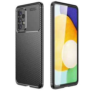 Galaxy A73 Kılıf Zore Negro Silikon Kapak - Siyah