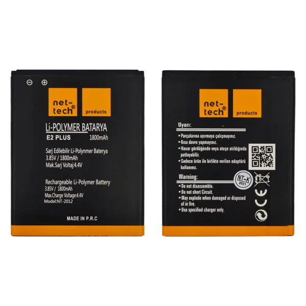 Teknonet Vestel Venüs E2 Plus Uyumlu Nettech NT-2012 1800 MAh Batarya NT-85694 - 1