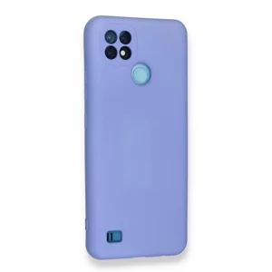 Nettech Realme C21 Uyumlu Nano Arka Koruma Kılıf (Lila) NT-90189