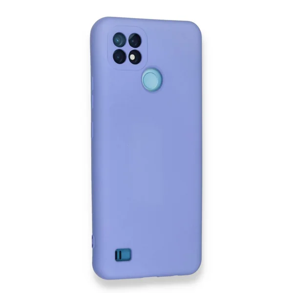 Nettech Realme C21 Uyumlu Nano Arka Koruma Kılıf (Lila) NT-90189 - 1