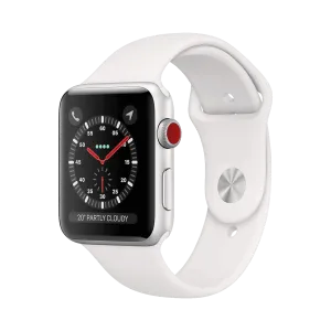 Apple Watch Series 3 - Alüminyum - 42mm - Cellular - Gümüş