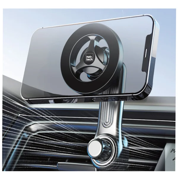 Nettech NT-CHC19 Araç içi Mıknatıslı Klima Üstü Telefon Tutucu (Siyah) NT-CHC19 - 2