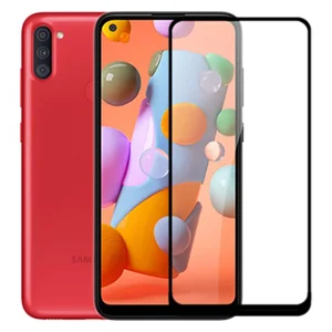 Nettech Samsung Galaxy A11 Uyumlu Ön Koruma Seramik Nano Ekran Koruyucu (Siyah) NT-14037
