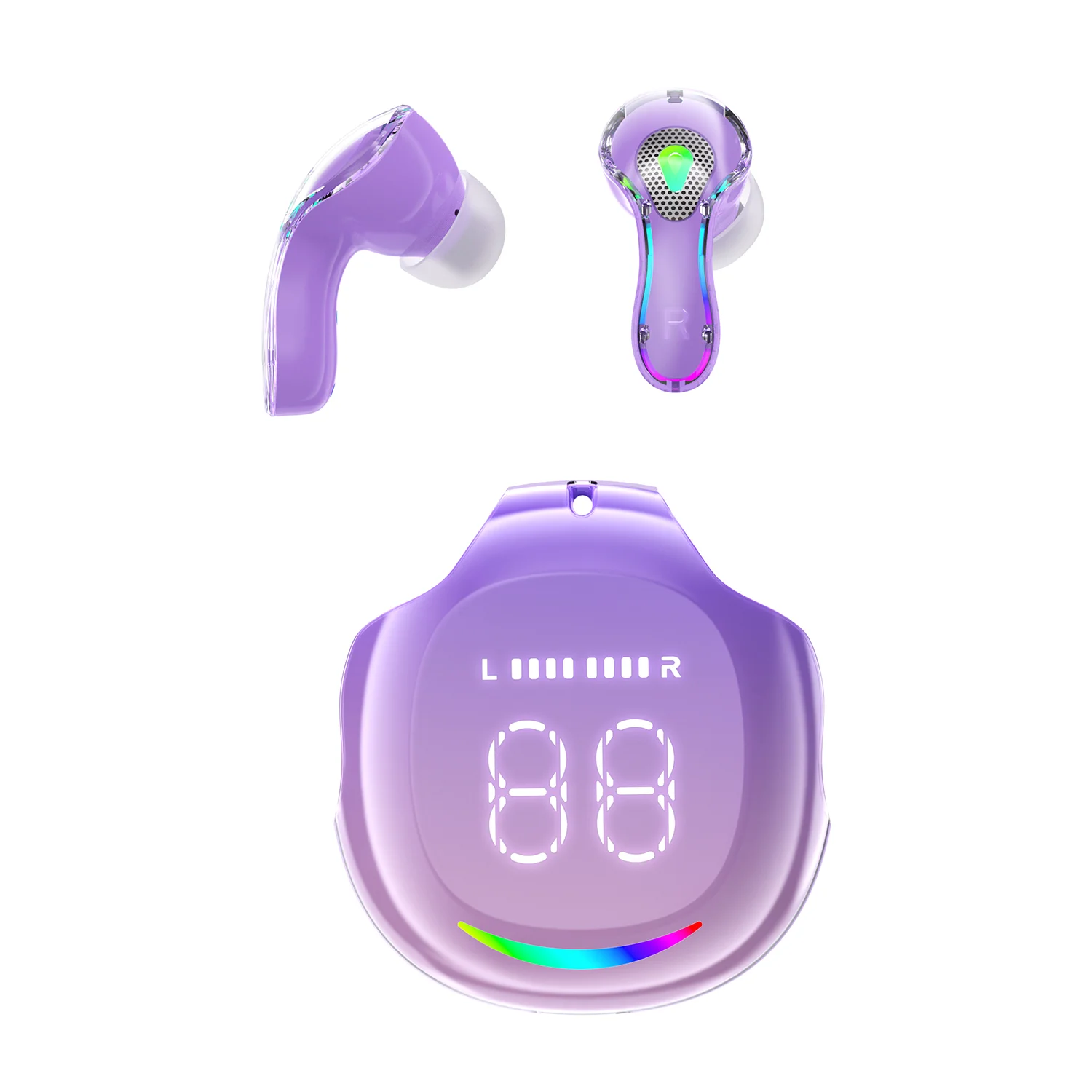 Nettech NT-BTH27 Kulakiçi Bluetooth Kulaklık (Lila) NT-107865
