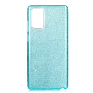Galaxy Note 20 Kılıf Zore Shining Silikon - Mavi