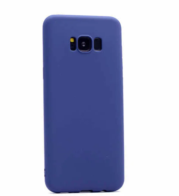 Galaxy S8 Kılıf Zore Premier Silikon Kapak - Lacivert - 1