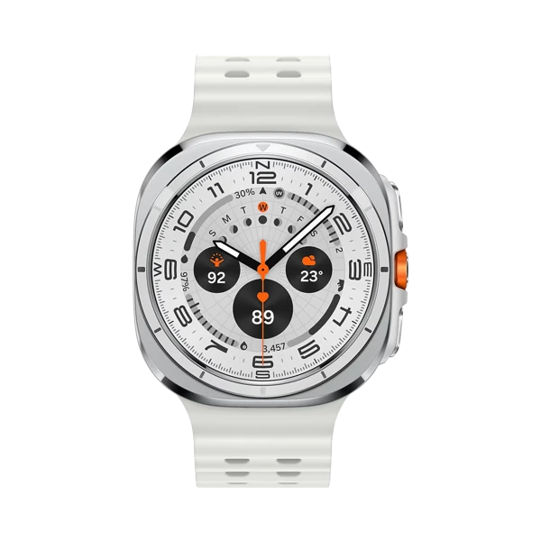 Samsung Galaxy Watch Ultra - Titanyum - 47 mm - Bluetooth Wi-Fi - Beyaz Titanyum - 2