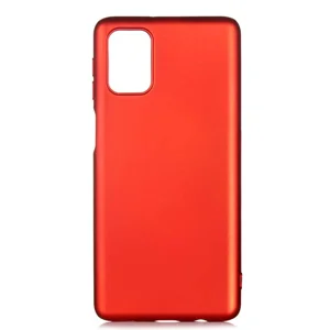Galaxy M31S Kılıf Zore Premier Silikon Kapak - Kırmızı