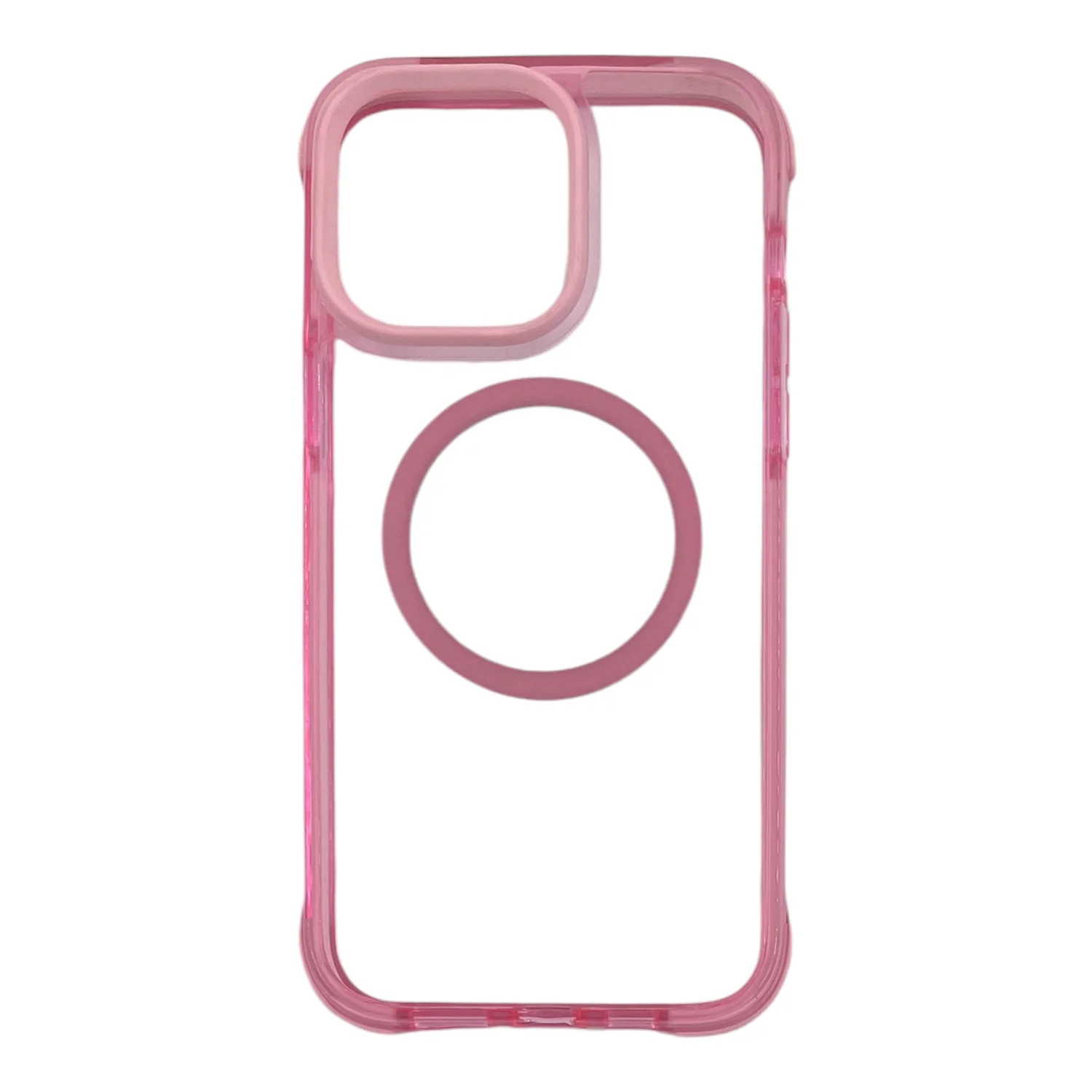 Nettech Apple iPhone 15 Pro Max Uyumlu NT-N040 Arka Koruma Kılıf (Pembe) NT-108218