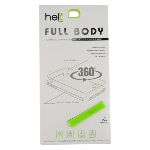 Helt Samsung Galaxy G935 S7 Edge Uyumlu Arka Koruma 360 Full Kaplama (Şeffaf) NT-21509