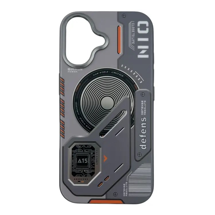 Nettech Apple iPhone 16 Uyumlu NT-N043 Arka Koruma Kılıf (Gri) NT-110946