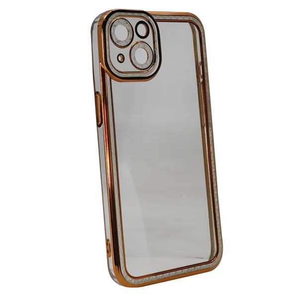 Nettech Apple iPhone 13 Uyumlu Lüx Kristal Seri Arka Koruma Kılıf (Şeffaf) NT-97090 - 2