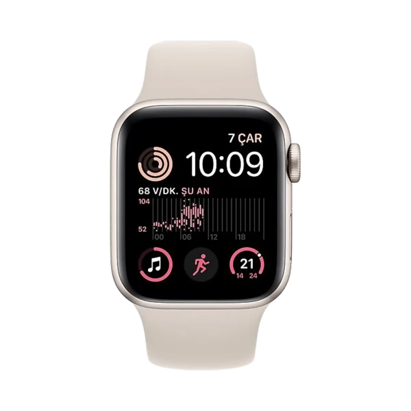 Apple Watch SE 2 - Alüminyum - 40mm - GPS - Yıldız Işığı - 2