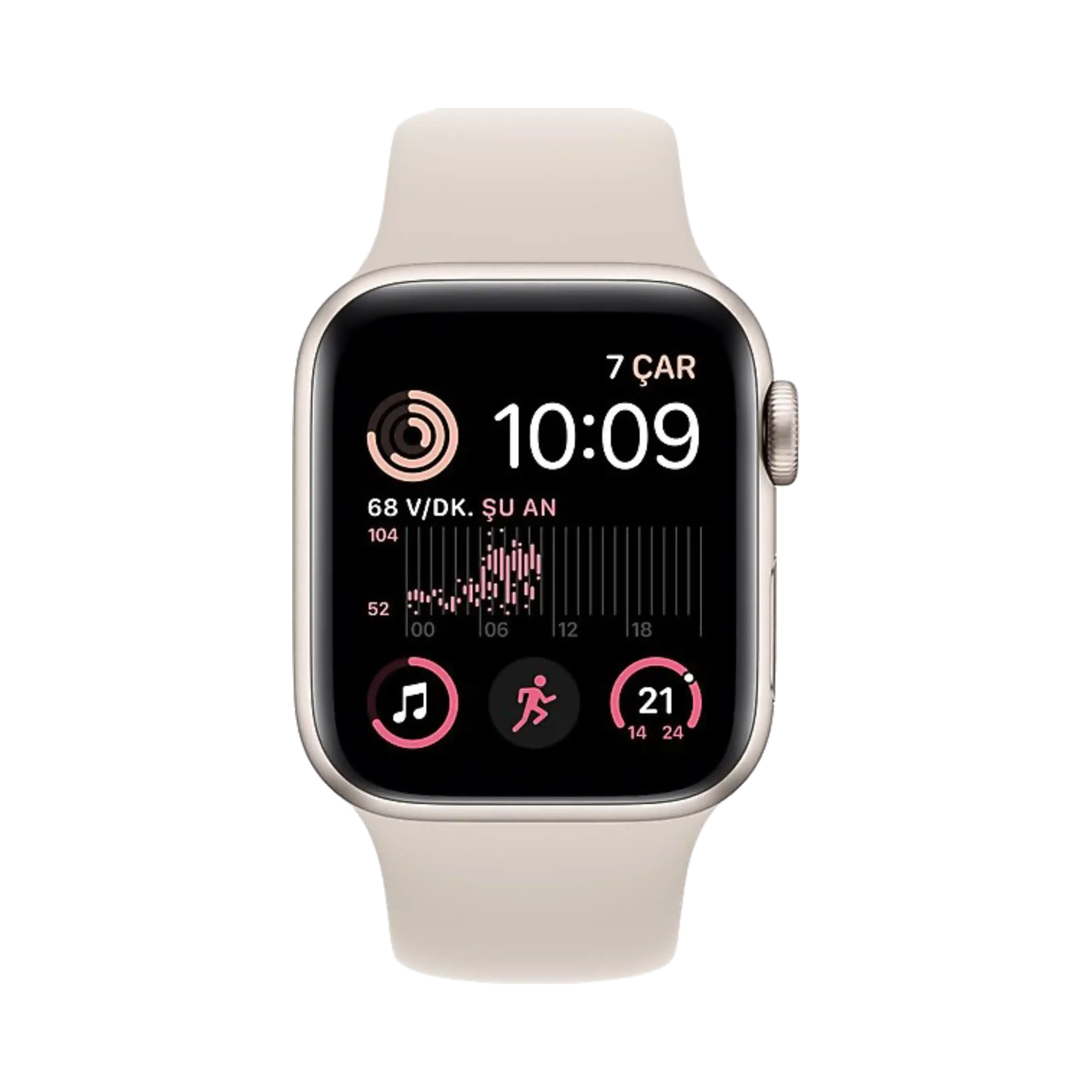 Apple Watch SE 2 Alüminyum 40mm GPS Yıldız Işığı - Getmobil