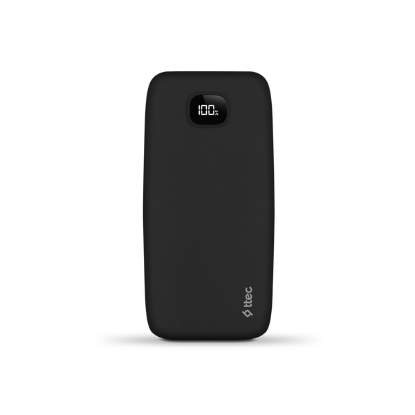 Ttec ChargeUp LCD 20.000mAh Taşınabilir Hızlı Şarj Aleti / Powerbank 2BB211S Siyah - 2